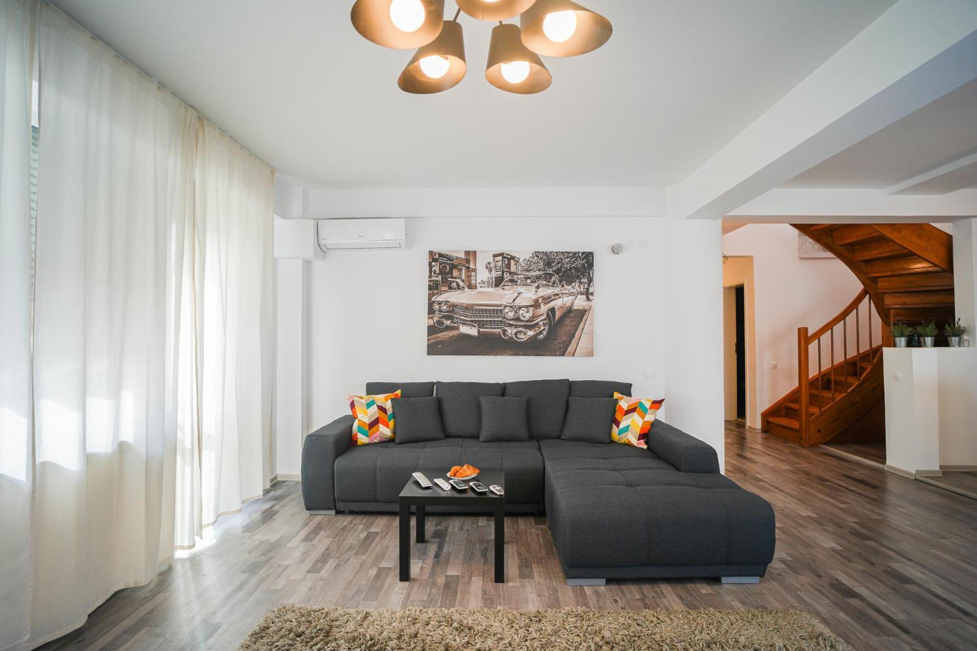 Penthouse With Huge Rooftop Terrace & City View Bucureşti Eksteriør bilde