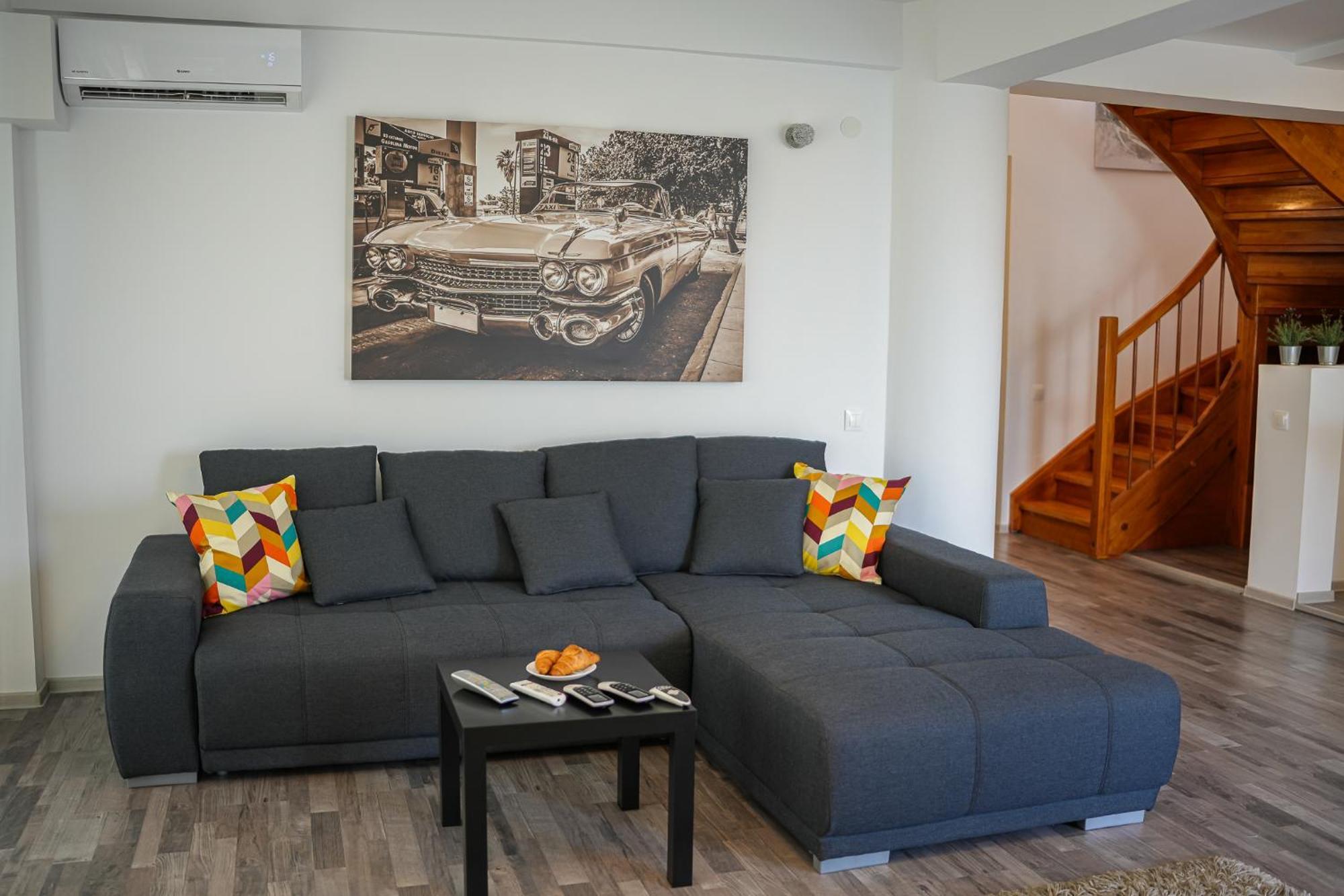Penthouse With Huge Rooftop Terrace & City View Bucureşti Eksteriør bilde